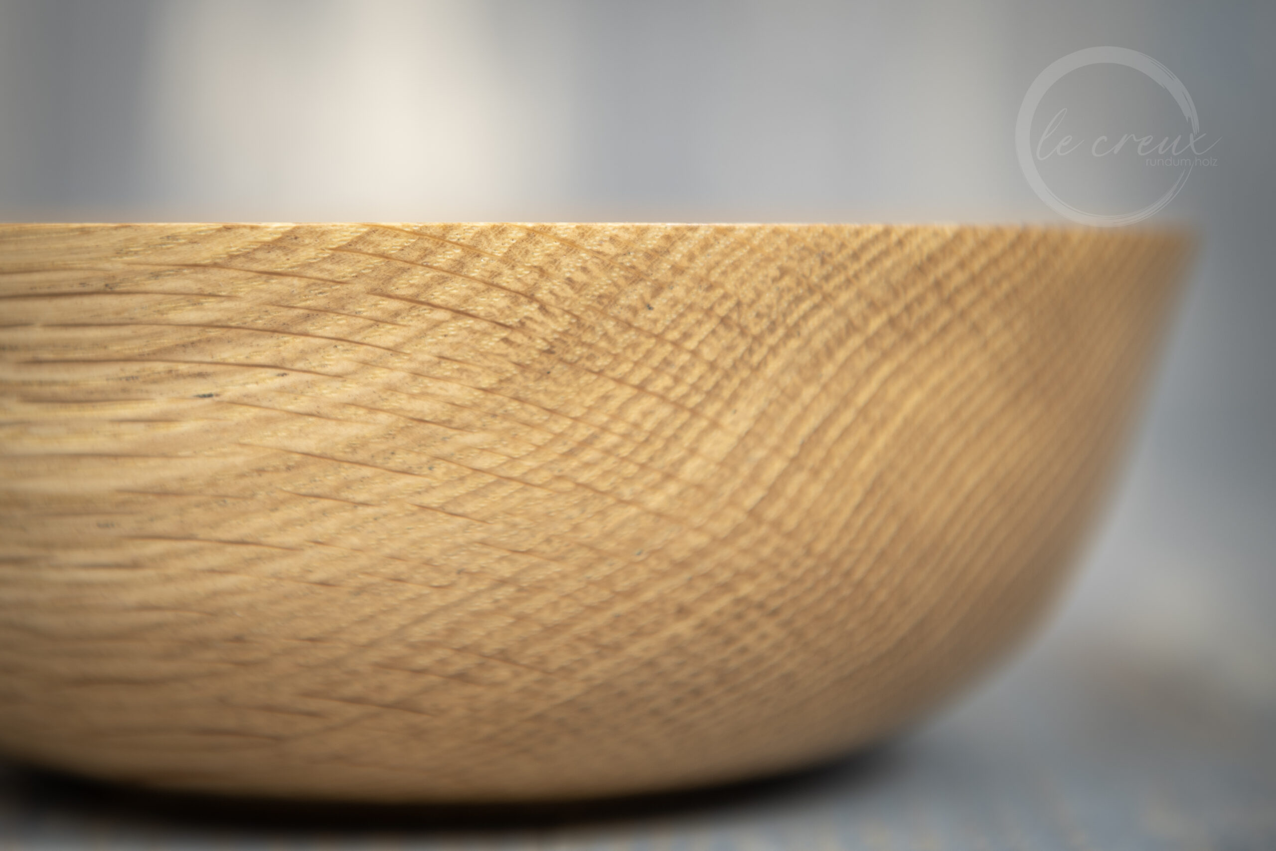 Schale aus Eiche – Bild 3