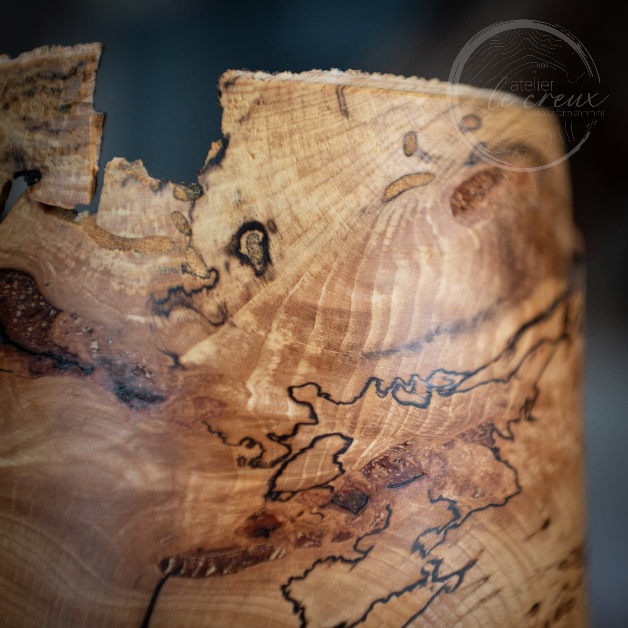 Dekorative Vase aus Buche – Bild 8